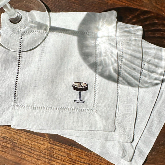 Espresso Martini Cocktail Napkin Set