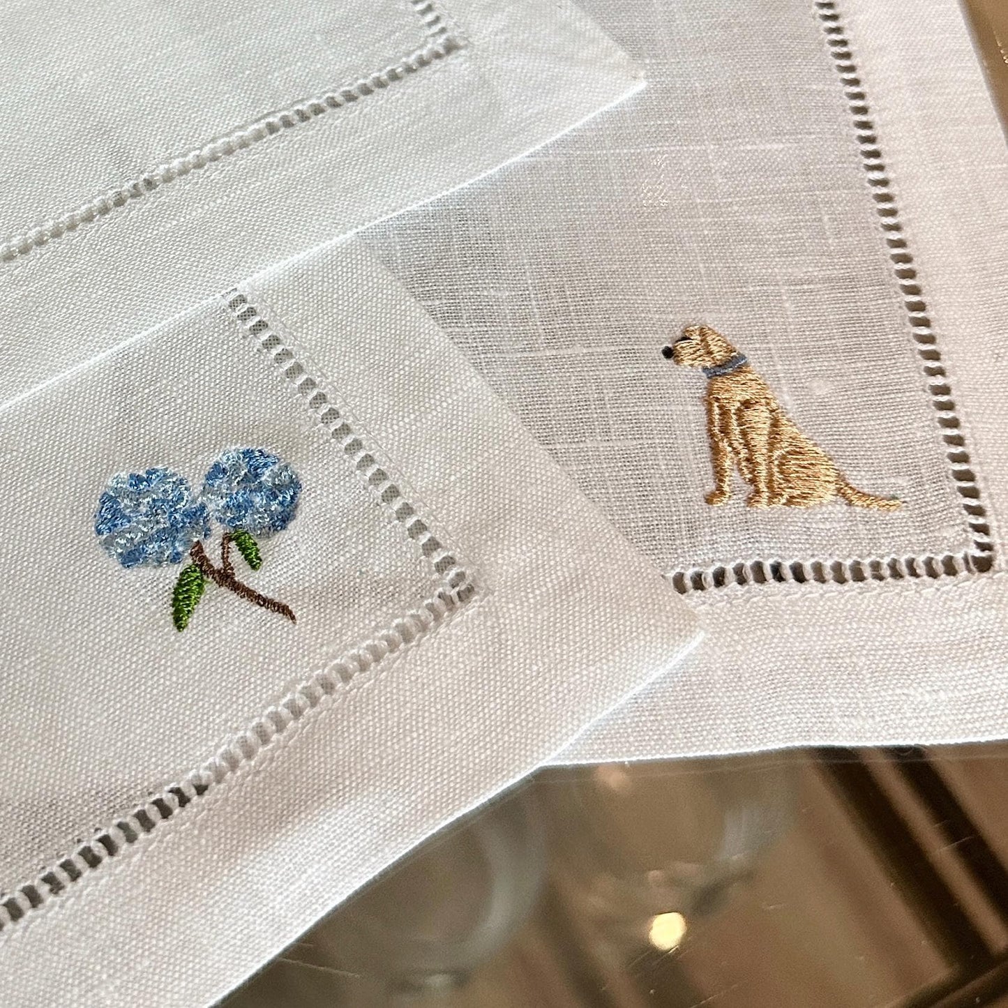 Custom Icon Cocktail Napkin Set