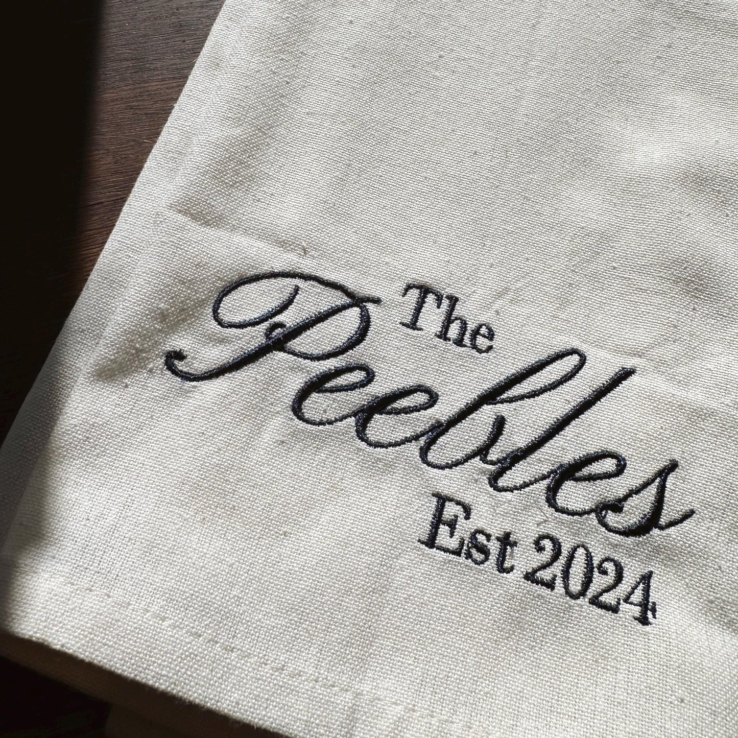 Last Name Kitchen Towel