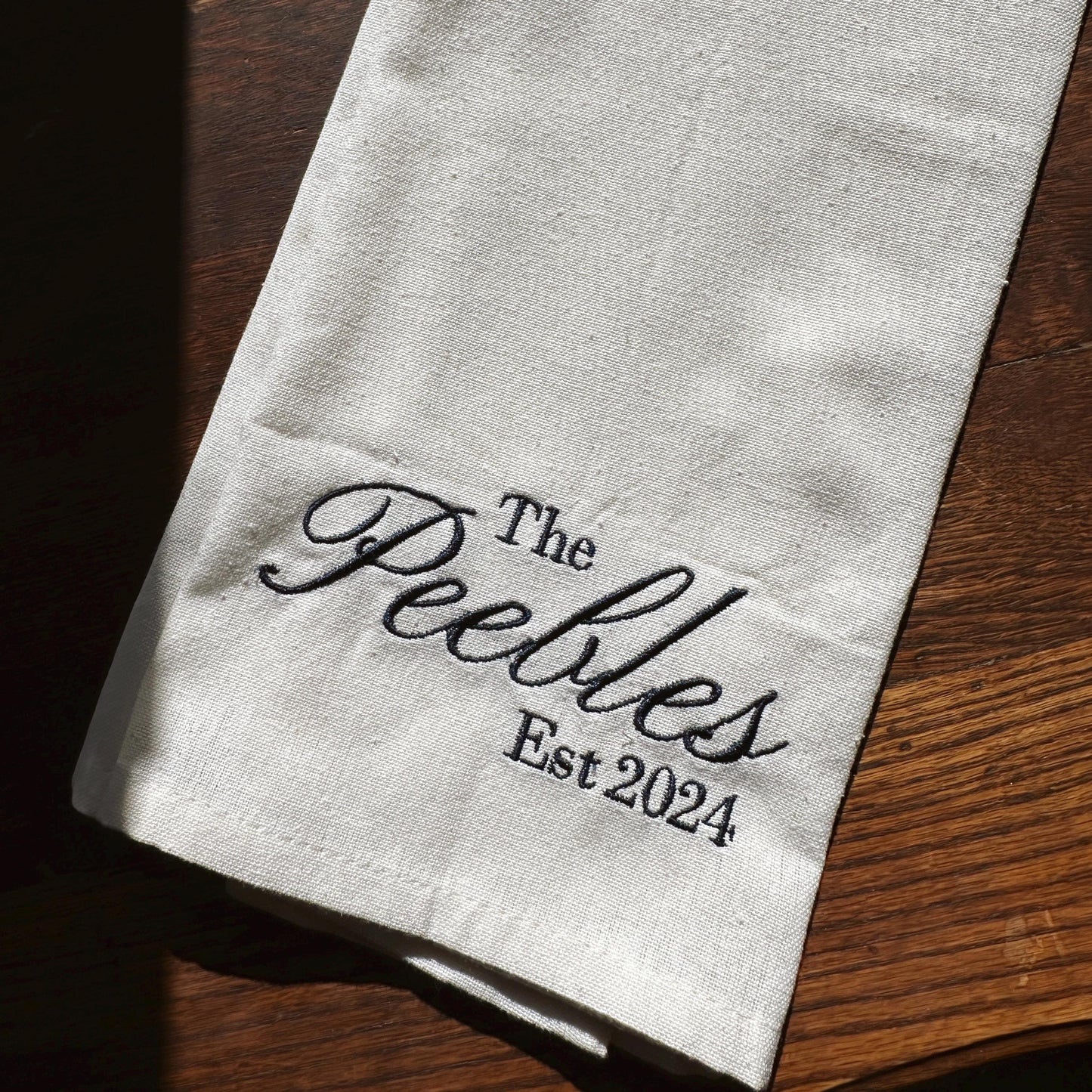 Last Name Kitchen Towel