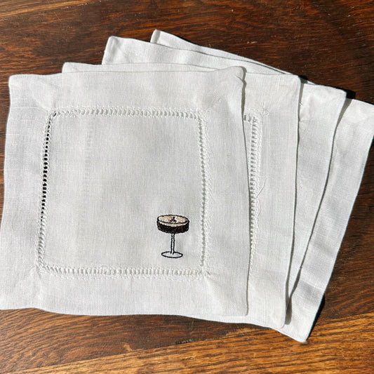Espresso Martini Cocktail Napkin Set