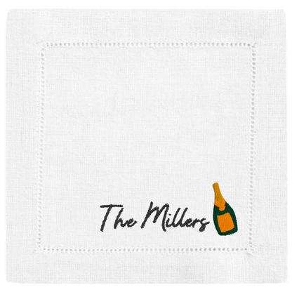 Custom Text + Icon Cocktail Napkin