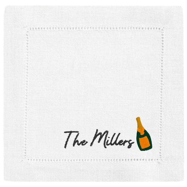 Custom Text + Icon Cocktail Napkin