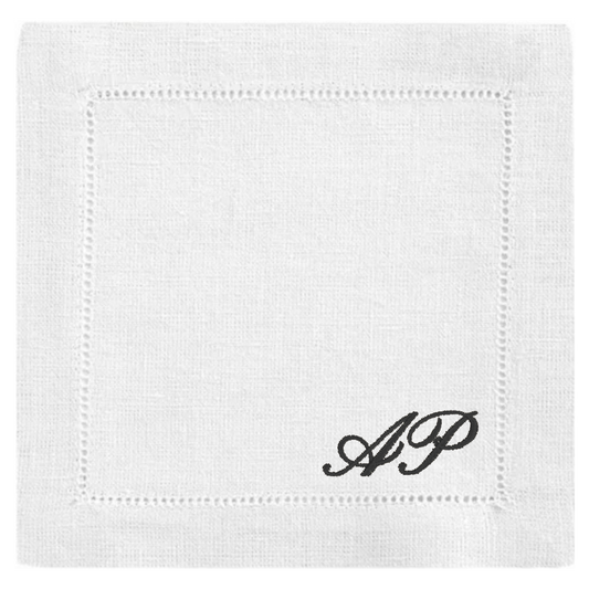 Classic Monogram Cocktail Napkin