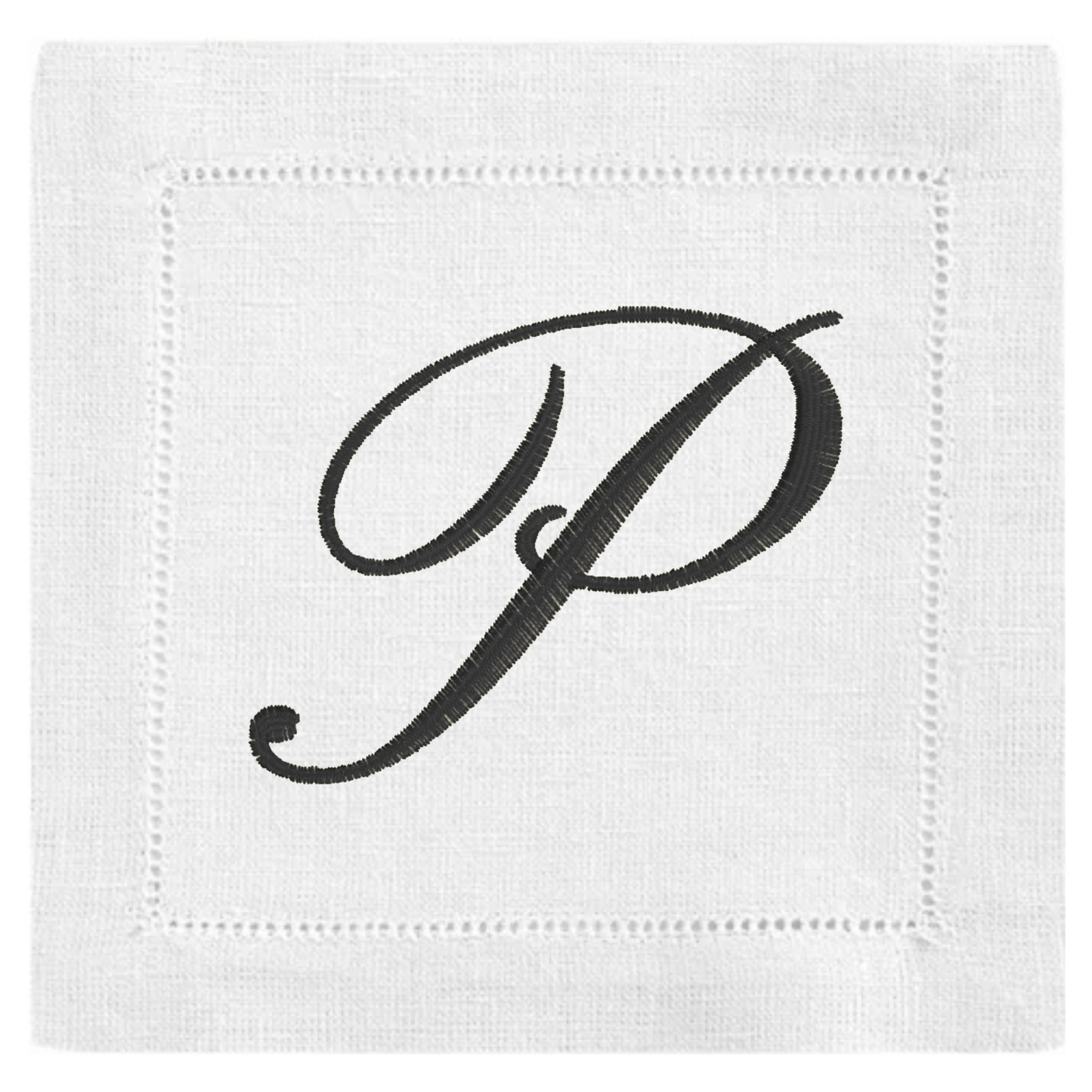 Script Monogram Cocktail Napkin