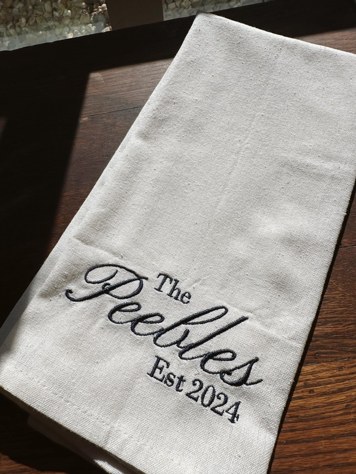 Last Name Kitchen Towel