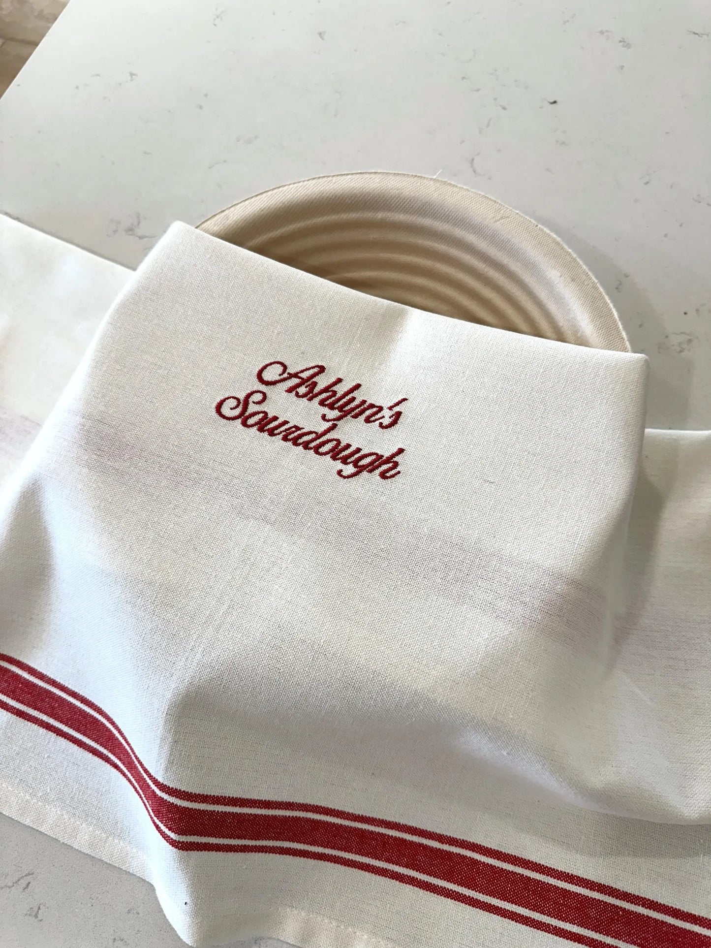 Personalized Sourdough Bread Fermenting Towel