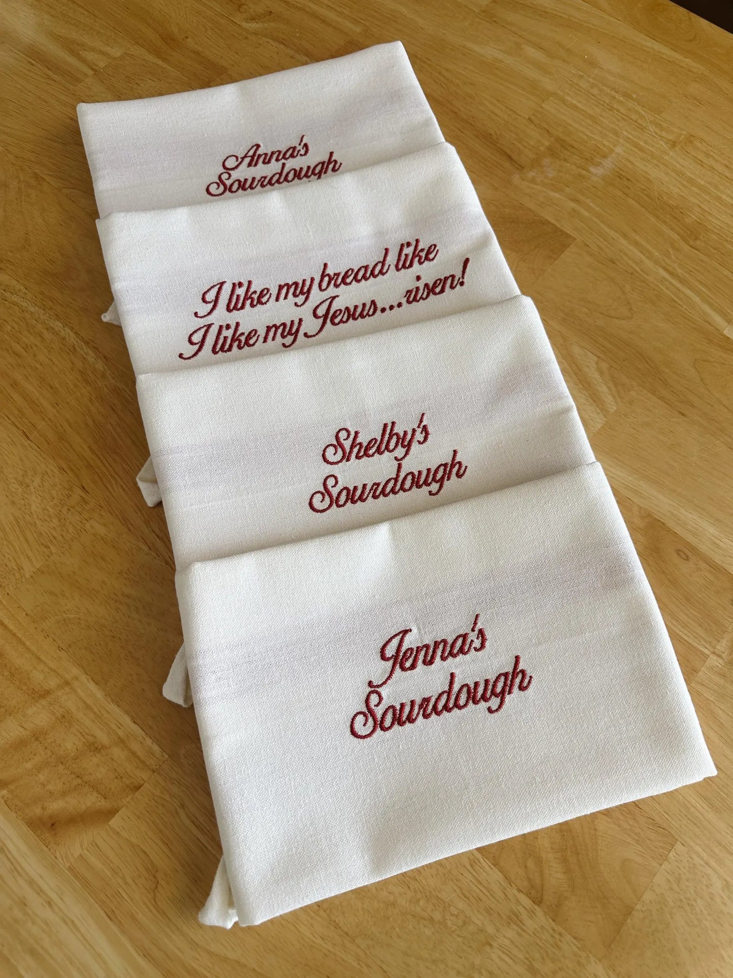 Personalized Sourdough Bread Fermenting Towel
