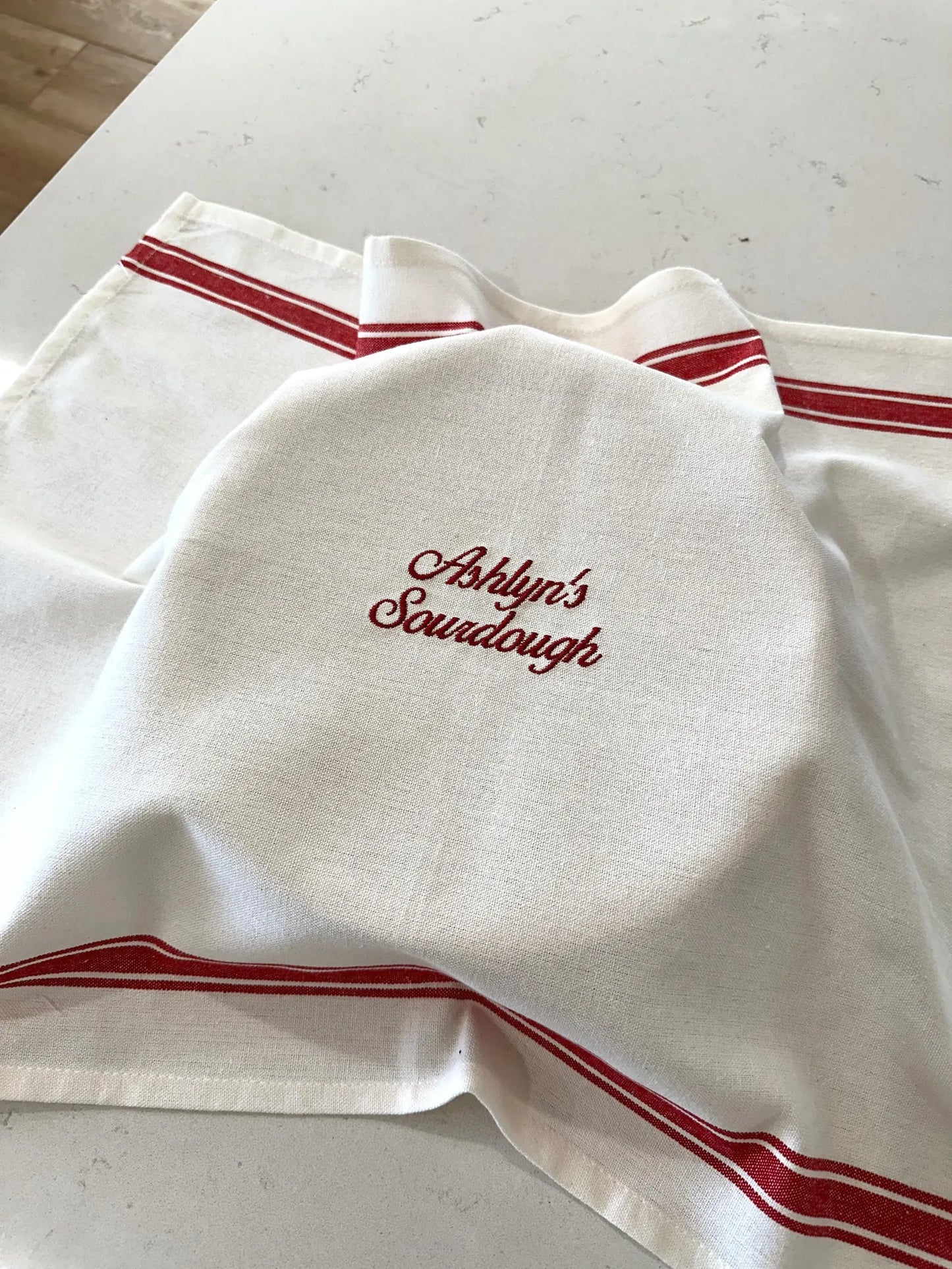 Personalized Sourdough Bread Fermenting Towel